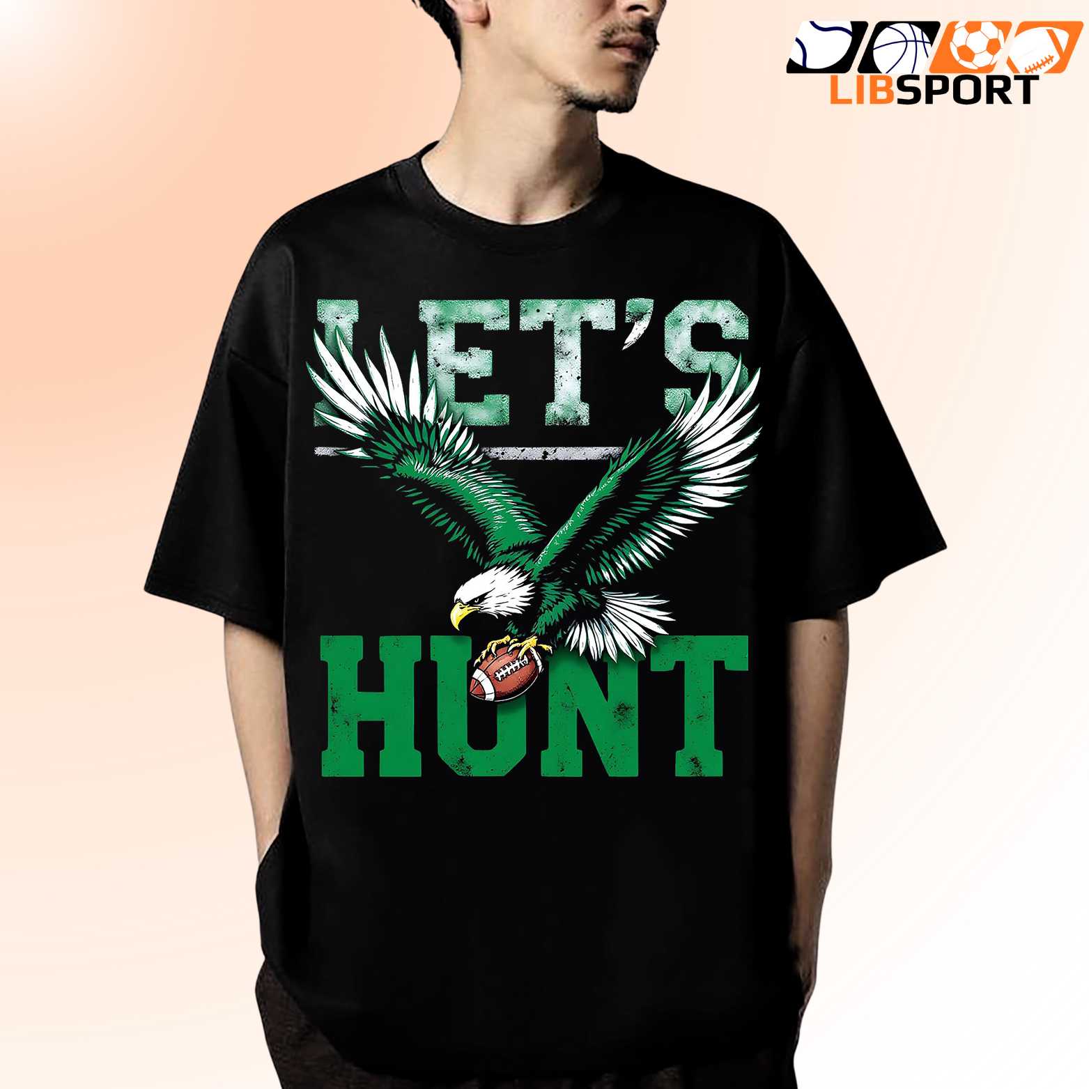 Philadelphia Eagles Let’s Hunt T Shirt, Football Fan Game Day Tee, Unisex T-Shirt